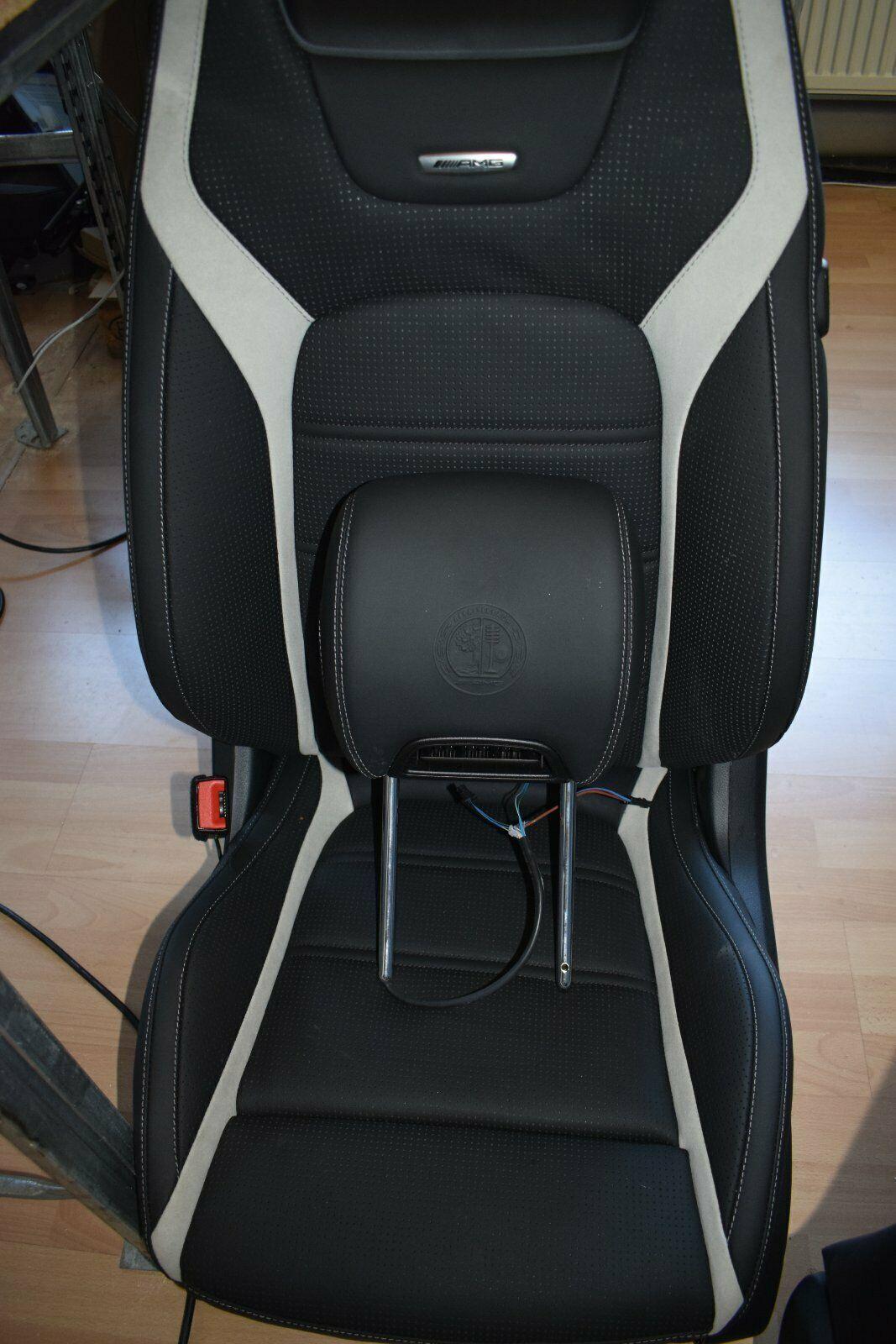 Mercedes C-Class A205 Convertible Leather Interior - Image 4