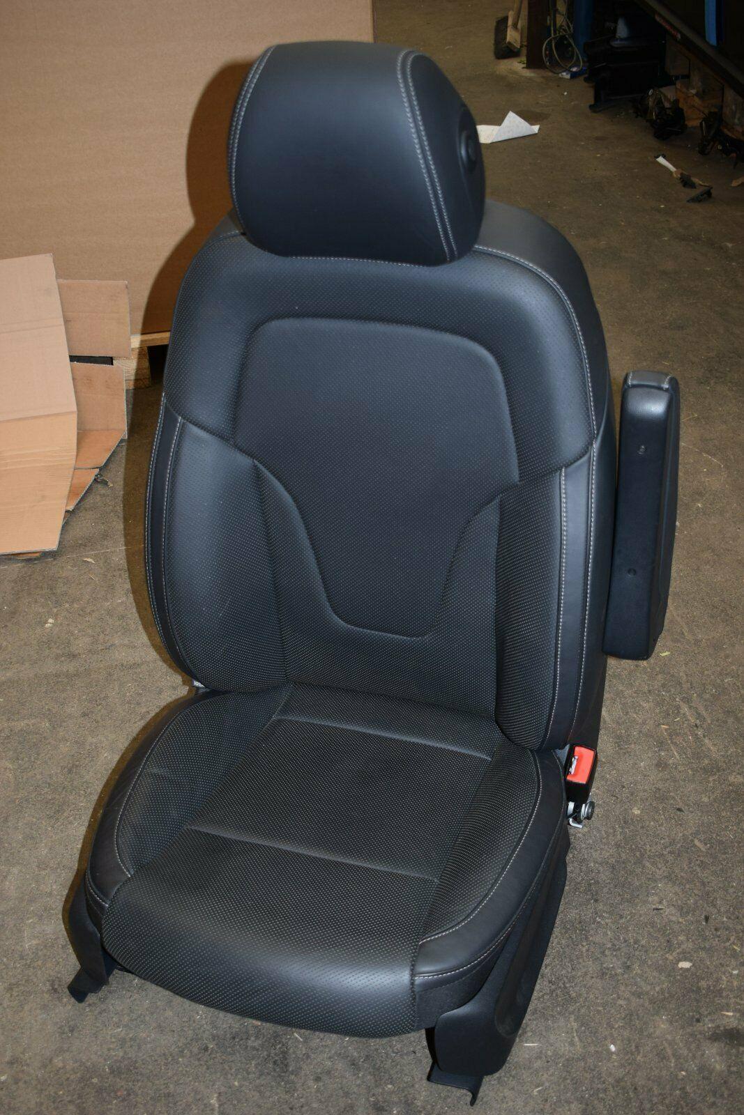 Mercedes W447 Passenger Seat — Black Leather — Fully Electric